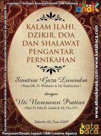 Kalam ilahi, zikir, doa dan shalawat pengantar pernikahan