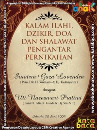 Kalam ilahi, zikir, doa dan shalawat pengantar pernikahan