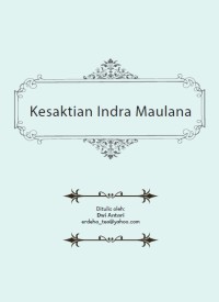 Kesaktian Indra Maulana