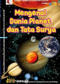 Mengenal Dunia, Planet, dan Tata Surya